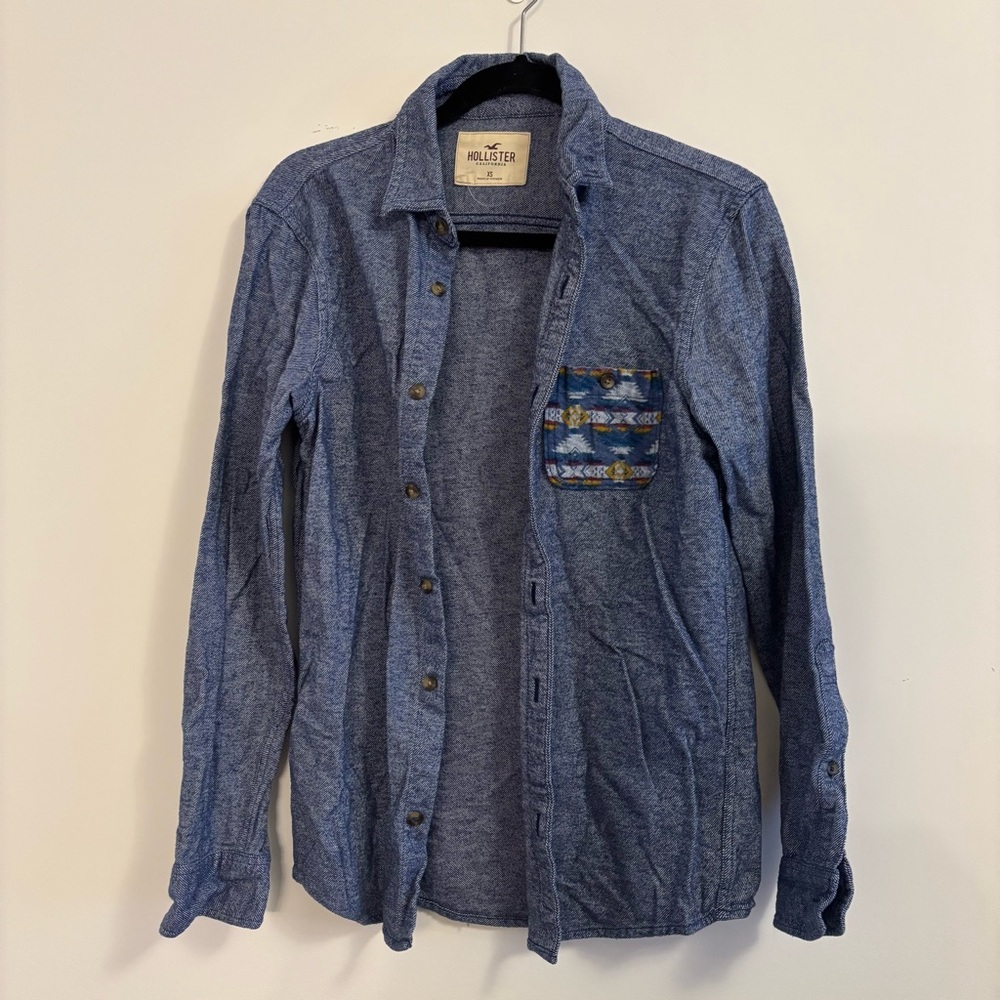 BNWT Hollister denim dress shirt